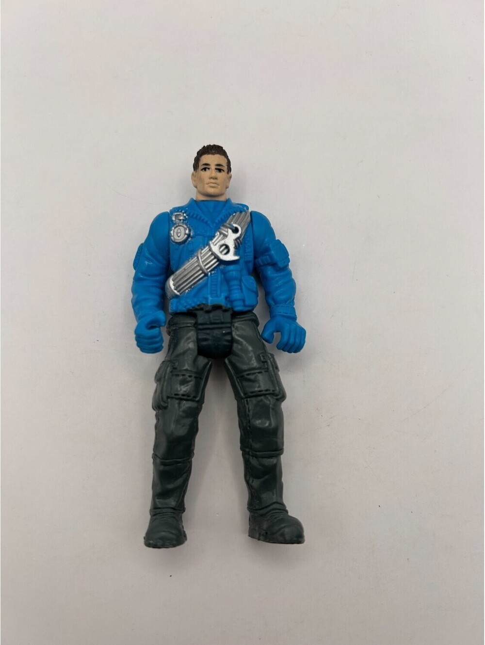 Chap Mei Police Force Swat Special Ops Officer Action Figure 10 Cm Blue rear